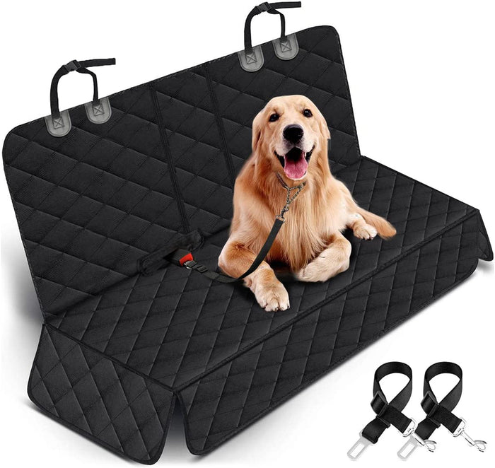 Dog Back Seat Cover – Black, 53 × 47 in
