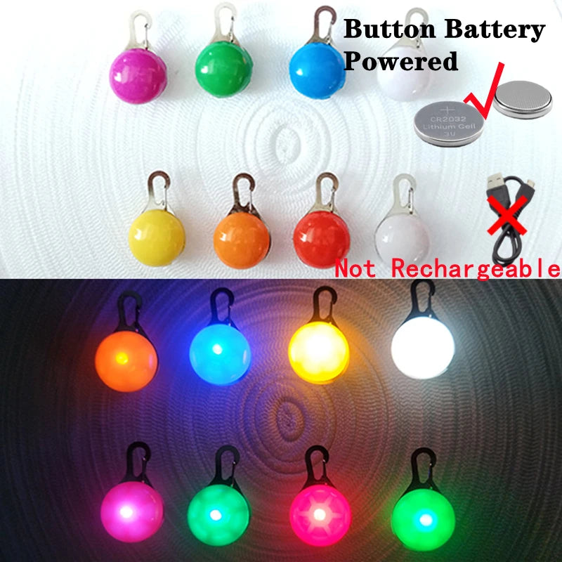 Usb Charging Glowing Dog Collar with Pendant Detachable Luxury Led Light Bright for Small Dogs Cat Night Safety Collar Wholesale