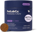 Delicious Pork Flavored Probiotic Chews for Dogs - 30 Soft Chews to Support Digestive Health and Allergies