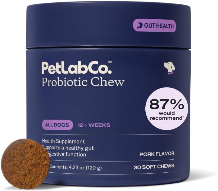 PetLab Co. Probiotic Soft Chews for Dogs – Pork, 30 Count