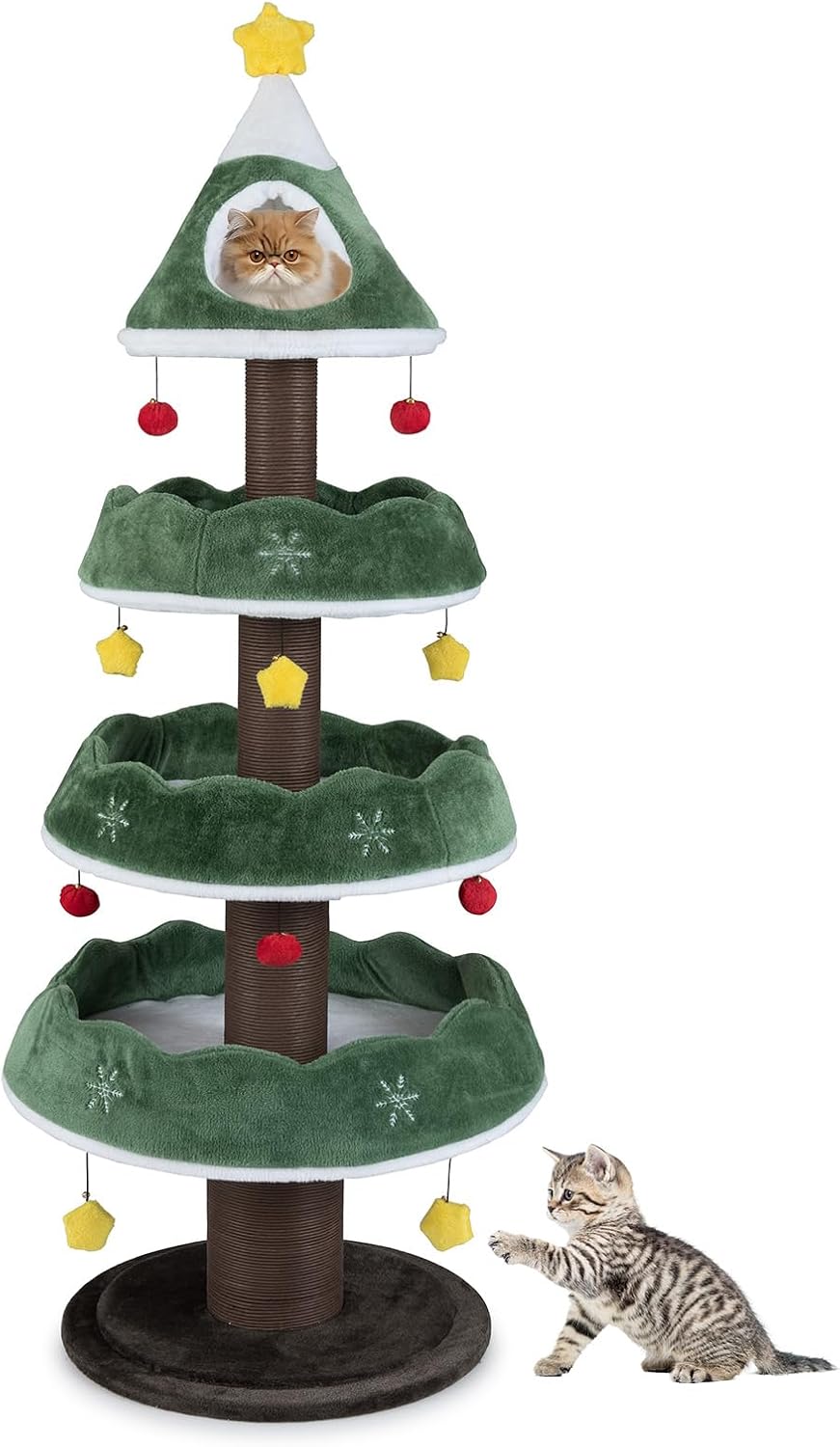 Christmas Cat Tree Tower