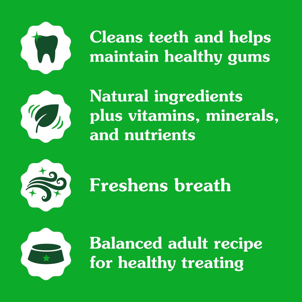 Delicious GREENIES Original Dental Treats for Small Dogs - 130 Count, 1.02kg Pack for Healthy Teeth and Fresh Breath