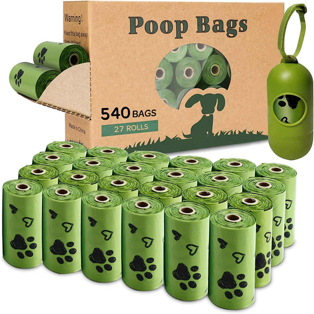 Dog Poop Bags 540 Counts – Stronger Bags for Cleaner Pickups