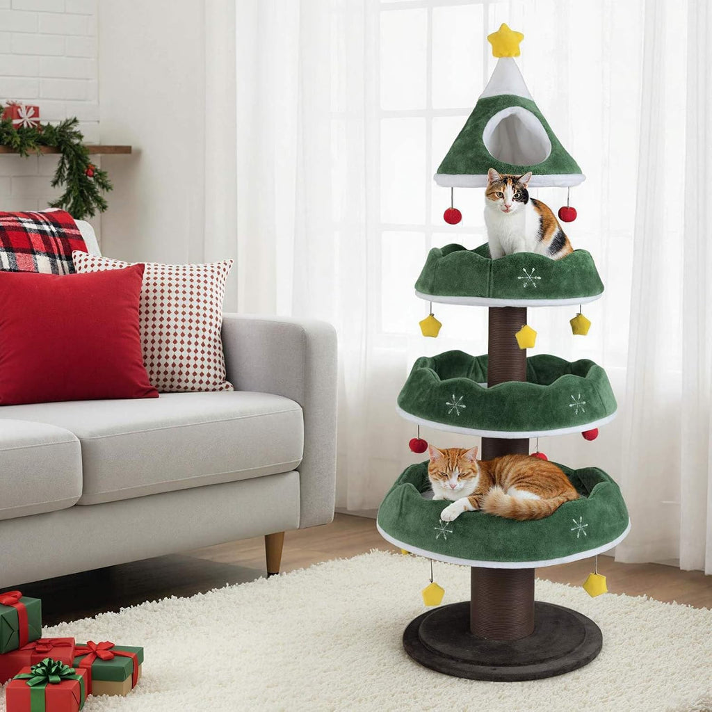 Christmas Cat Tree Tower