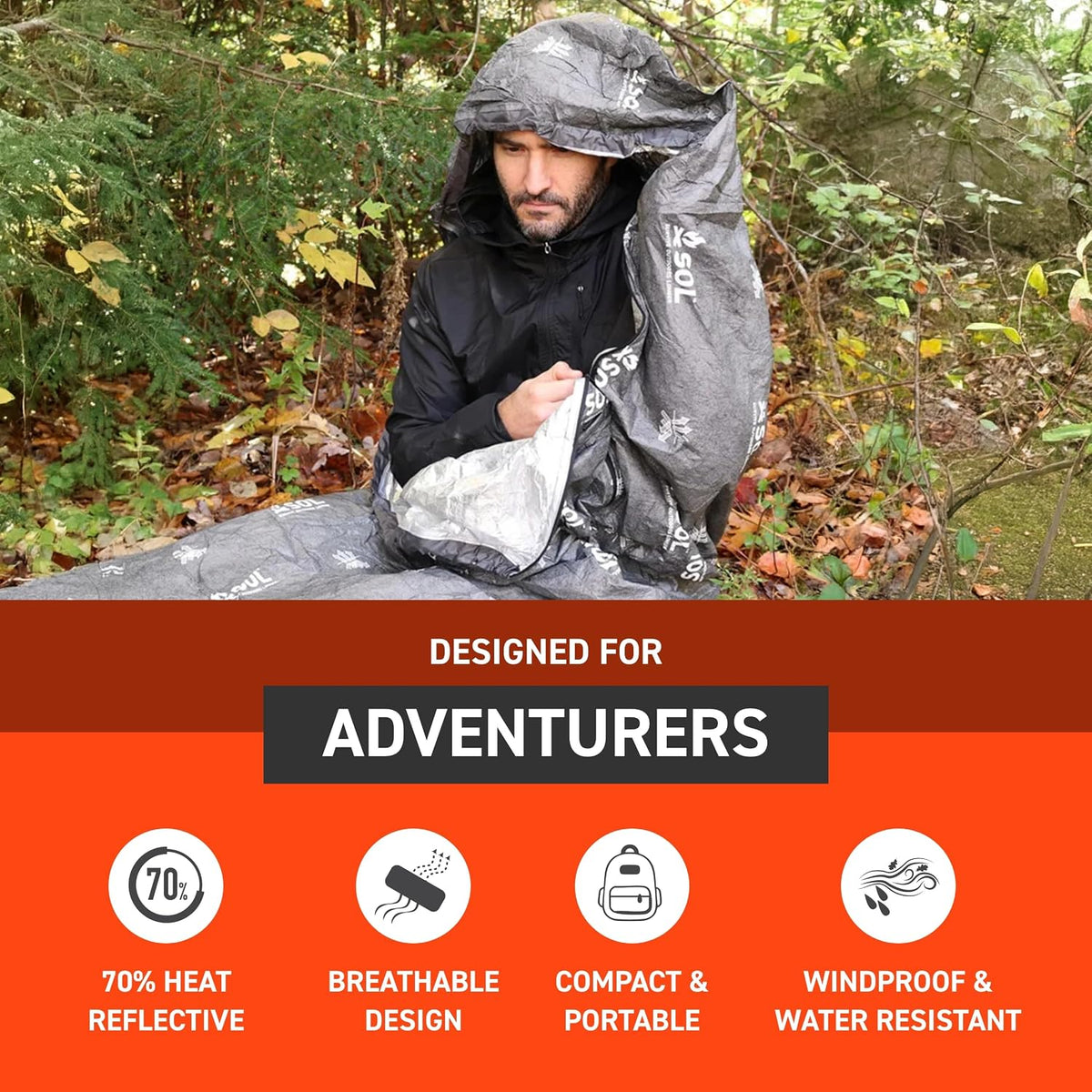 Escape™ Bivvy XL with Hood - Gray